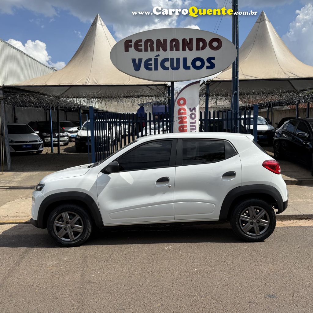RENAULT   KWID ZEN 1.0 FLEX 12V 5P MEC.   BRANCO 2024 1.0 FLEX - Loja