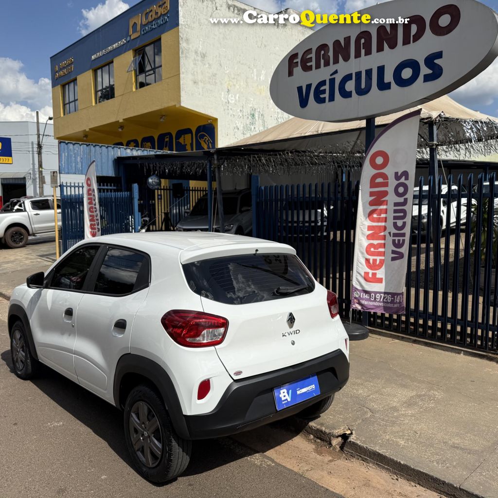 RENAULT   KWID ZEN 1.0 FLEX 12V 5P MEC.   BRANCO 2024 1.0 FLEX - Loja