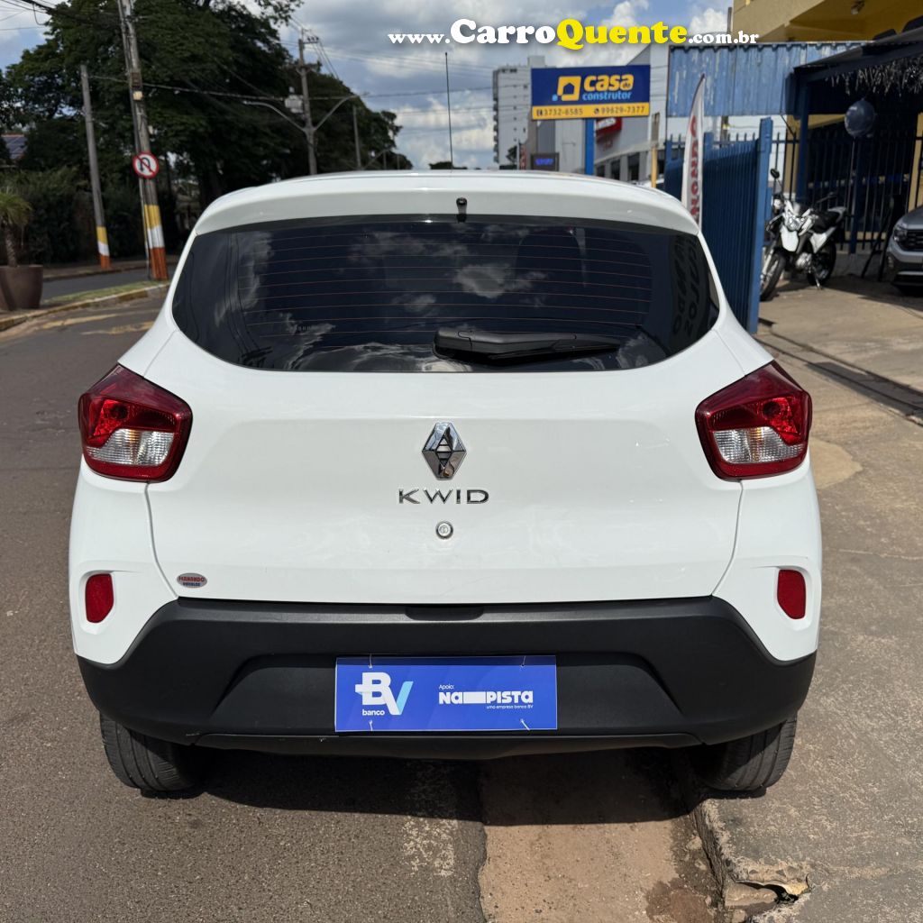 RENAULT   KWID ZEN 1.0 FLEX 12V 5P MEC.   BRANCO 2024 1.0 FLEX - Loja