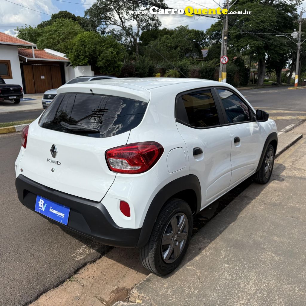 RENAULT   KWID ZEN 1.0 FLEX 12V 5P MEC.   BRANCO 2024 1.0 FLEX - Loja