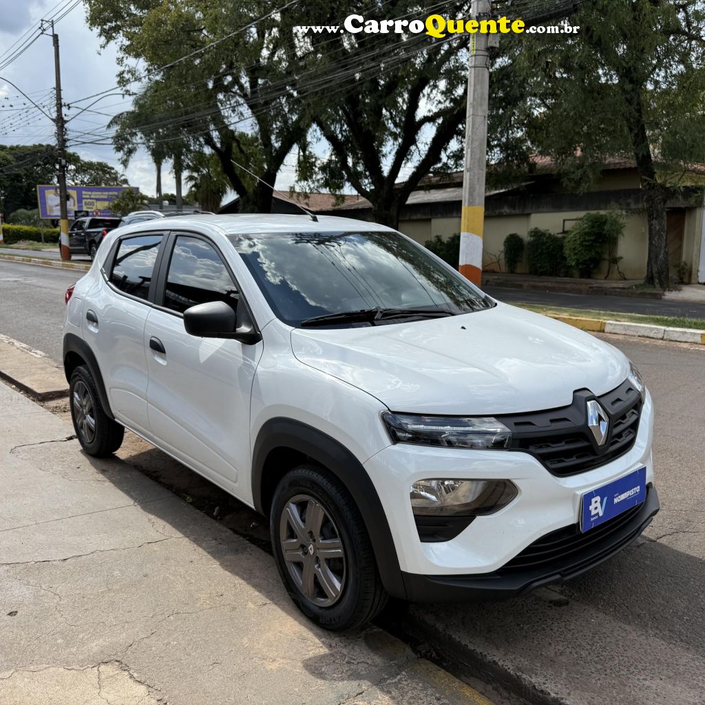 RENAULT   KWID ZEN 1.0 FLEX 12V 5P MEC.   BRANCO 2024 1.0 FLEX - Loja