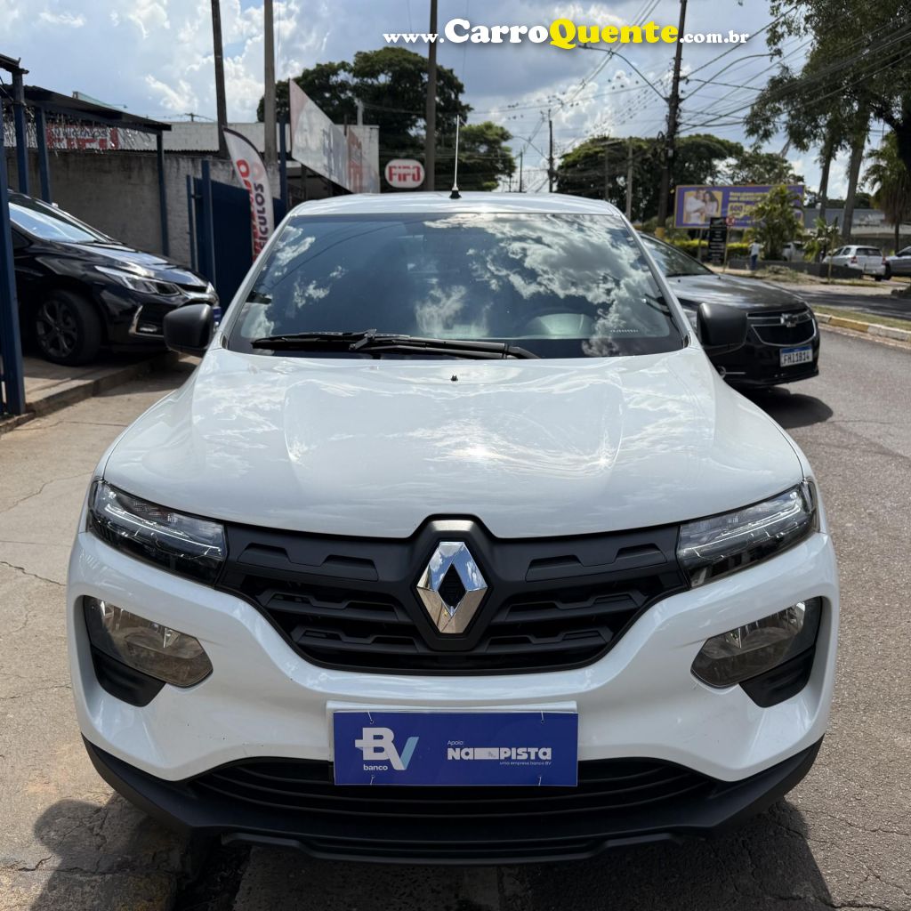 RENAULT   KWID ZEN 1.0 FLEX 12V 5P MEC.   BRANCO 2024 1.0 FLEX - Loja