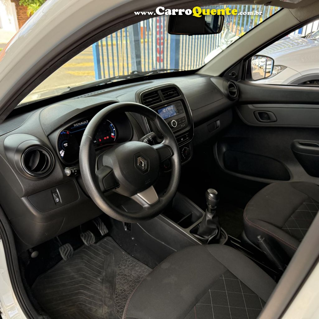 RENAULT   KWID ZEN 1.0 FLEX 12V 5P MEC.   BRANCO 2024 1.0 FLEX - Loja