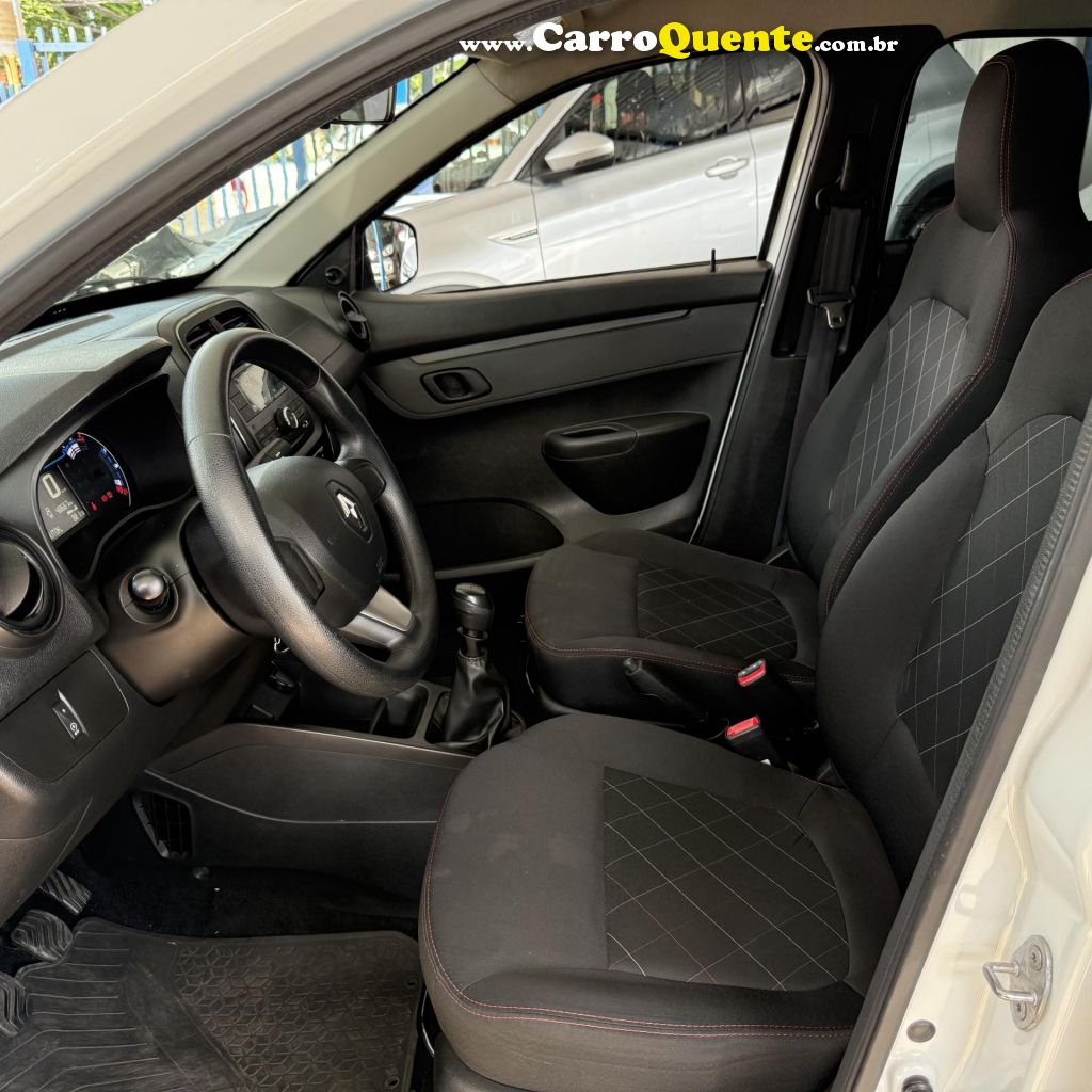RENAULT   KWID ZEN 1.0 FLEX 12V 5P MEC.   BRANCO 2024 1.0 FLEX - Loja