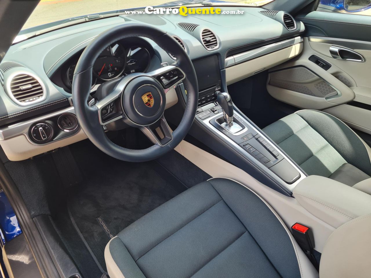 PORSCHE   718 CAYMAN 2.0 300CV   AZUL 2020 2.0 GASOLINA - Loja