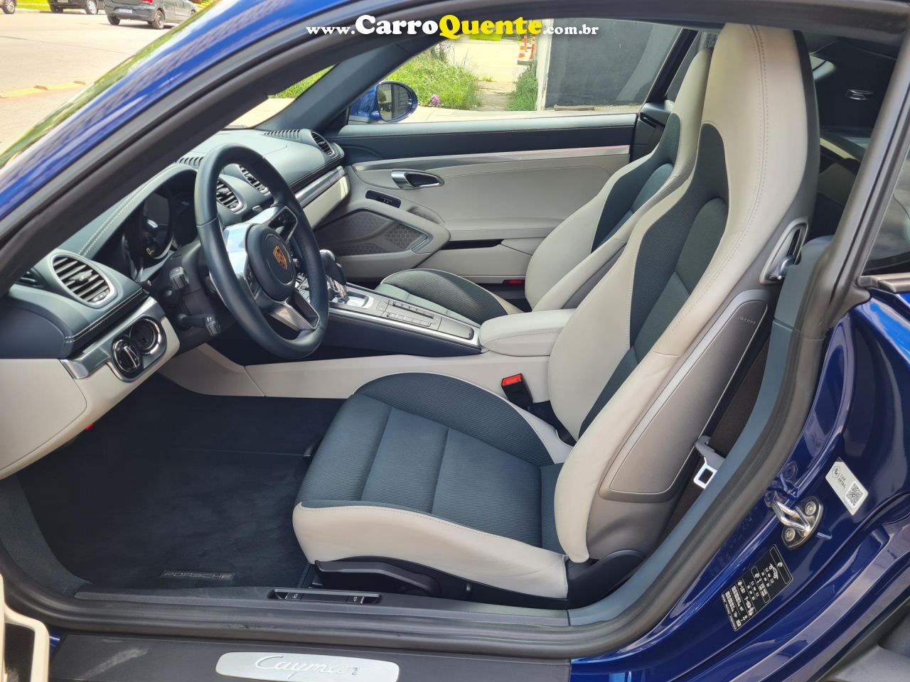 PORSCHE   718 CAYMAN 2.0 300CV   AZUL 2020 2.0 GASOLINA - Loja