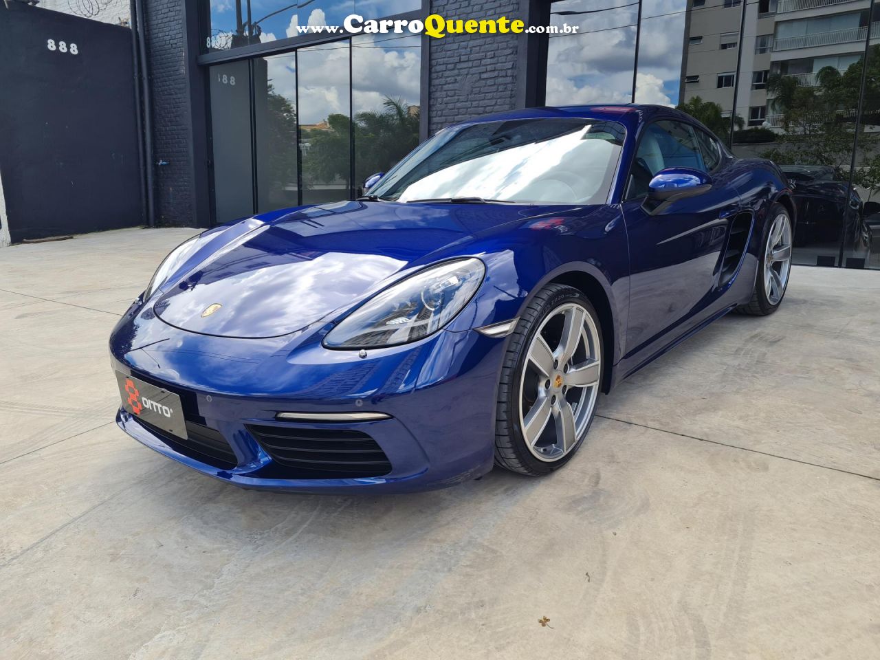 PORSCHE   718 CAYMAN 2.0 300CV   AZUL 2020 2.0 GASOLINA - Loja