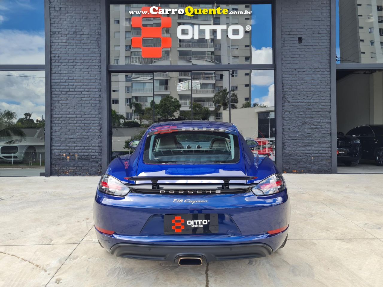 PORSCHE   718 CAYMAN 2.0 300CV   AZUL 2020 2.0 GASOLINA - Loja
