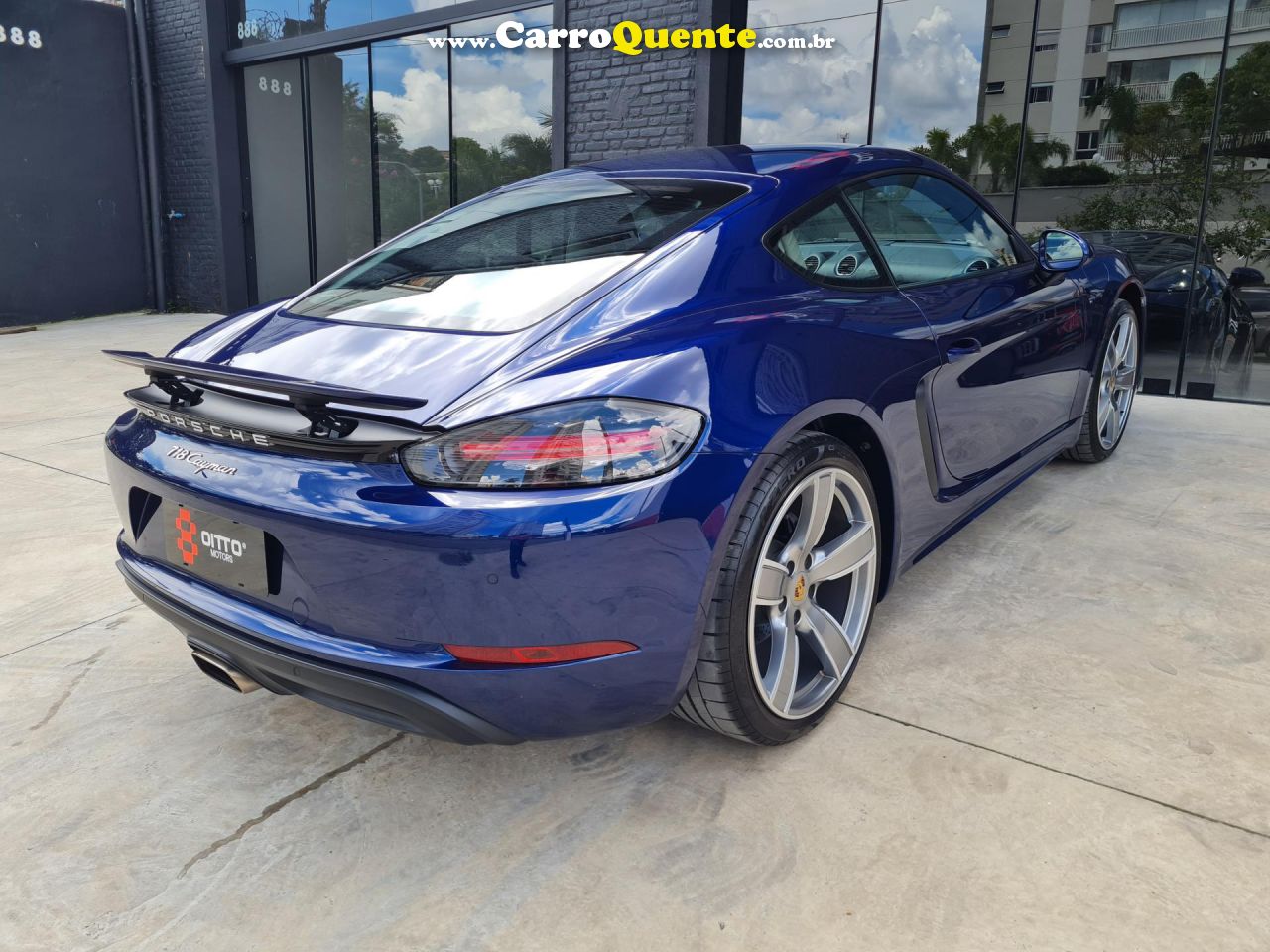 PORSCHE   718 CAYMAN 2.0 300CV   AZUL 2020 2.0 GASOLINA - Loja
