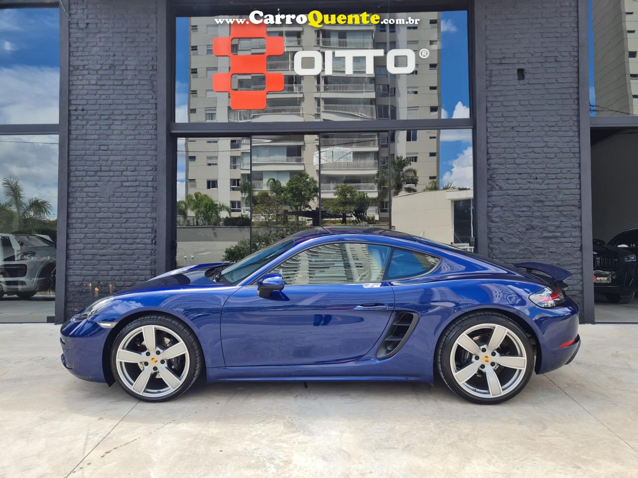 PORSCHE   718 CAYMAN 2.0 300CV   AZUL 2020 2.0 GASOLINA - Loja