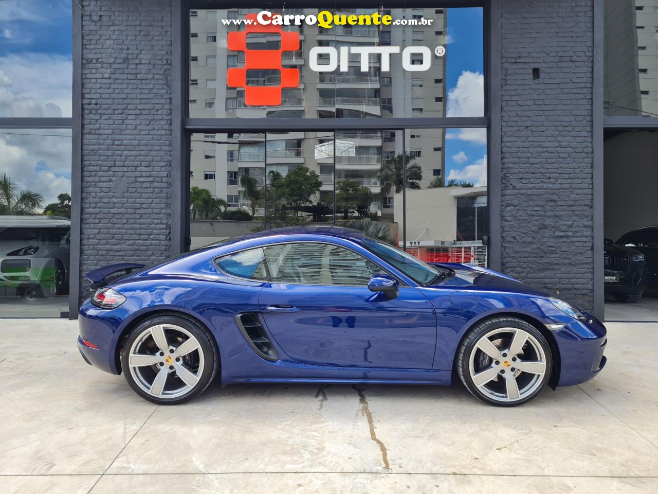 PORSCHE   718 CAYMAN 2.0 300CV   AZUL 2020 2.0 GASOLINA - Loja