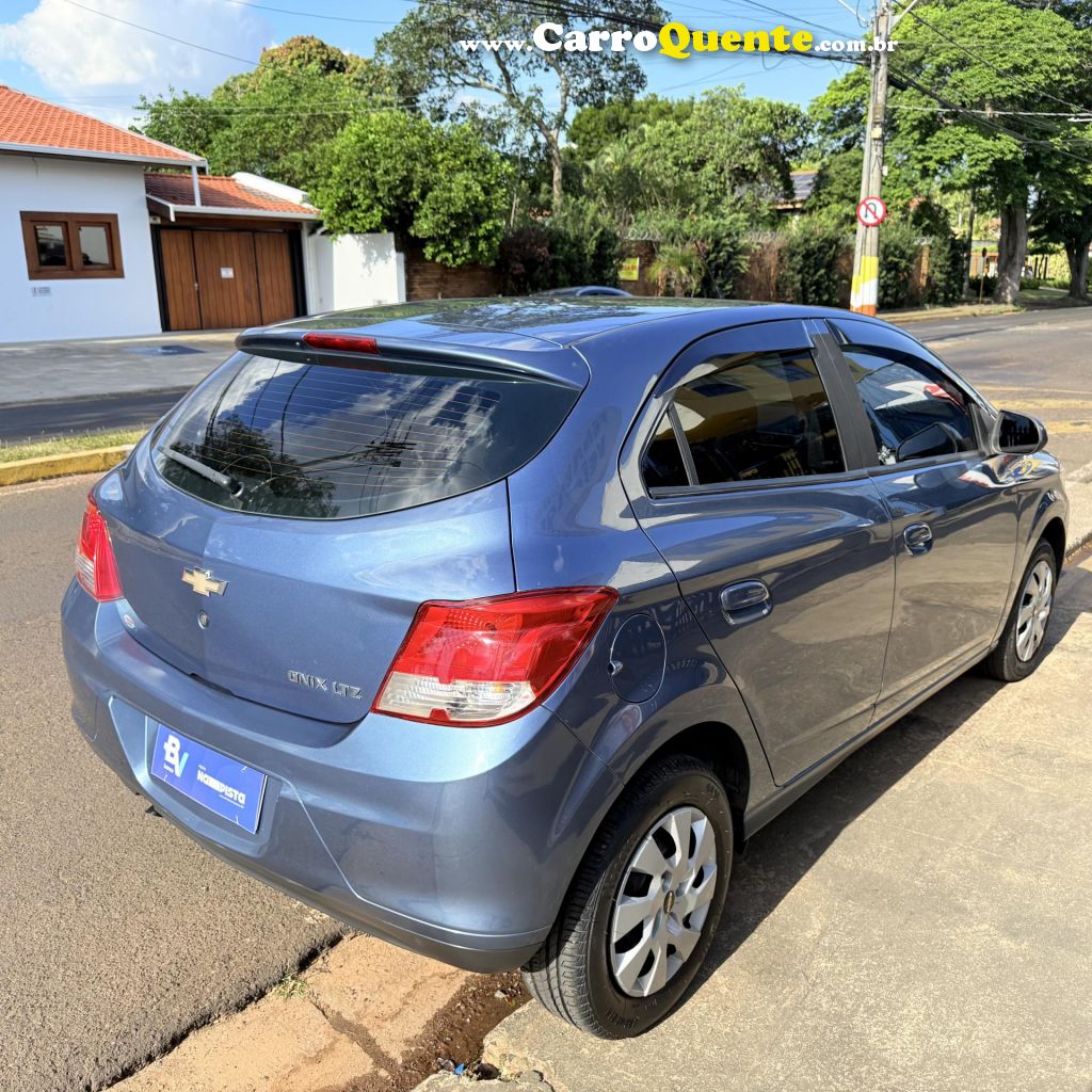CHEVROLET   ONIX HATCH LTZ 1.4 8V FLEXPOWER 5P AUT.   AZUL 2016 1.4 FLEX - Loja