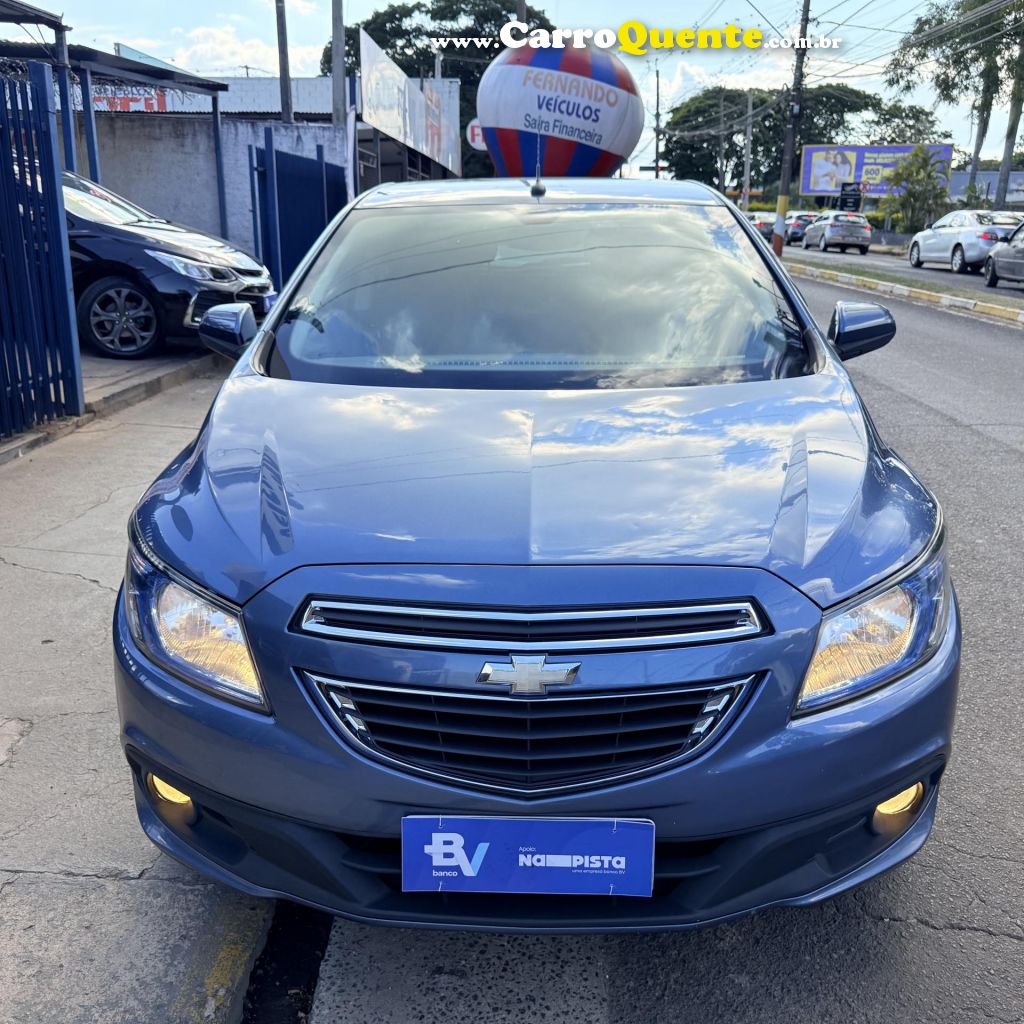 CHEVROLET   ONIX HATCH LTZ 1.4 8V FLEXPOWER 5P AUT.   AZUL 2016 1.4 FLEX - Loja
