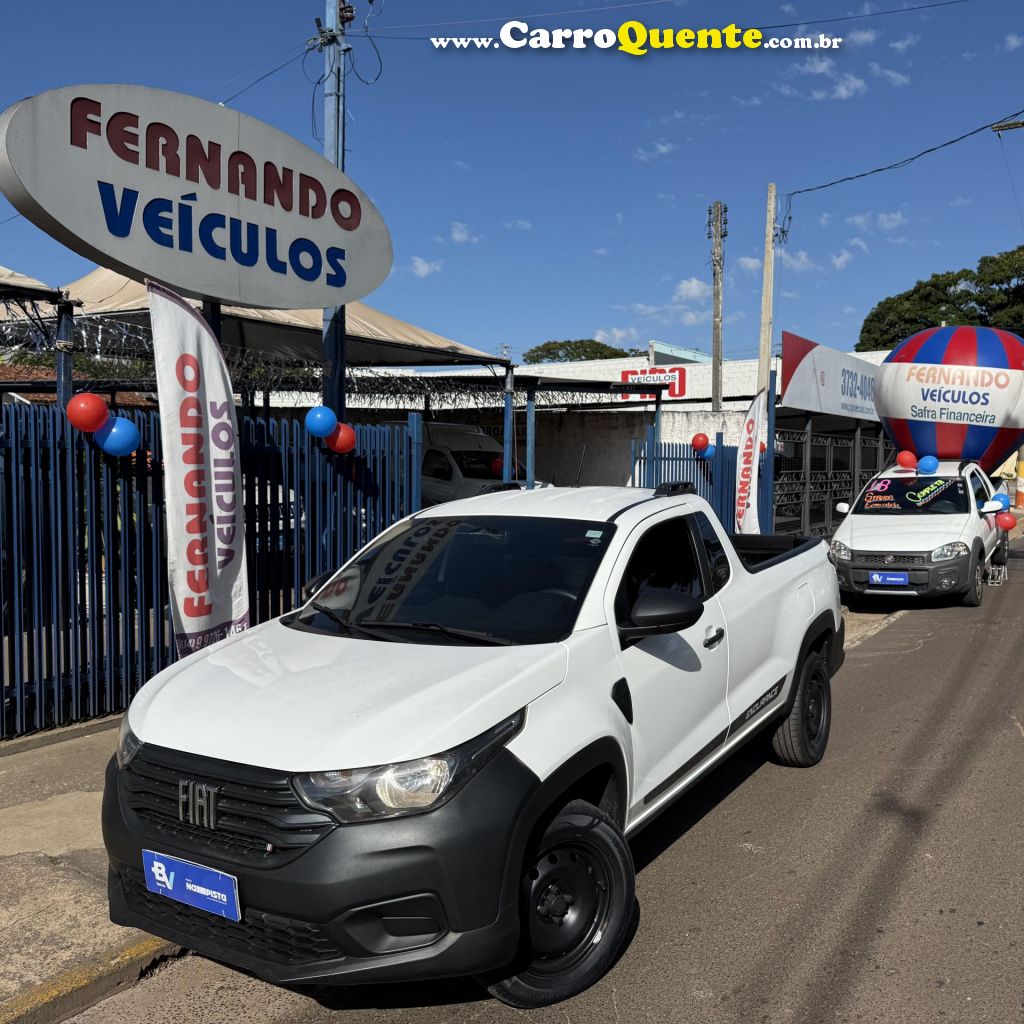 FIAT   STRADA ENDURANCE 1.4 FLEX 8V CS PLUS   BRANCO 2021 1.4 FLEX - Loja
