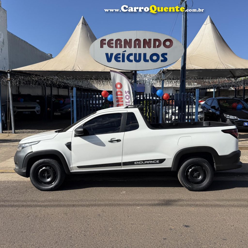 FIAT   STRADA ENDURANCE 1.4 FLEX 8V CS PLUS   BRANCO 2021 1.4 FLEX - Loja