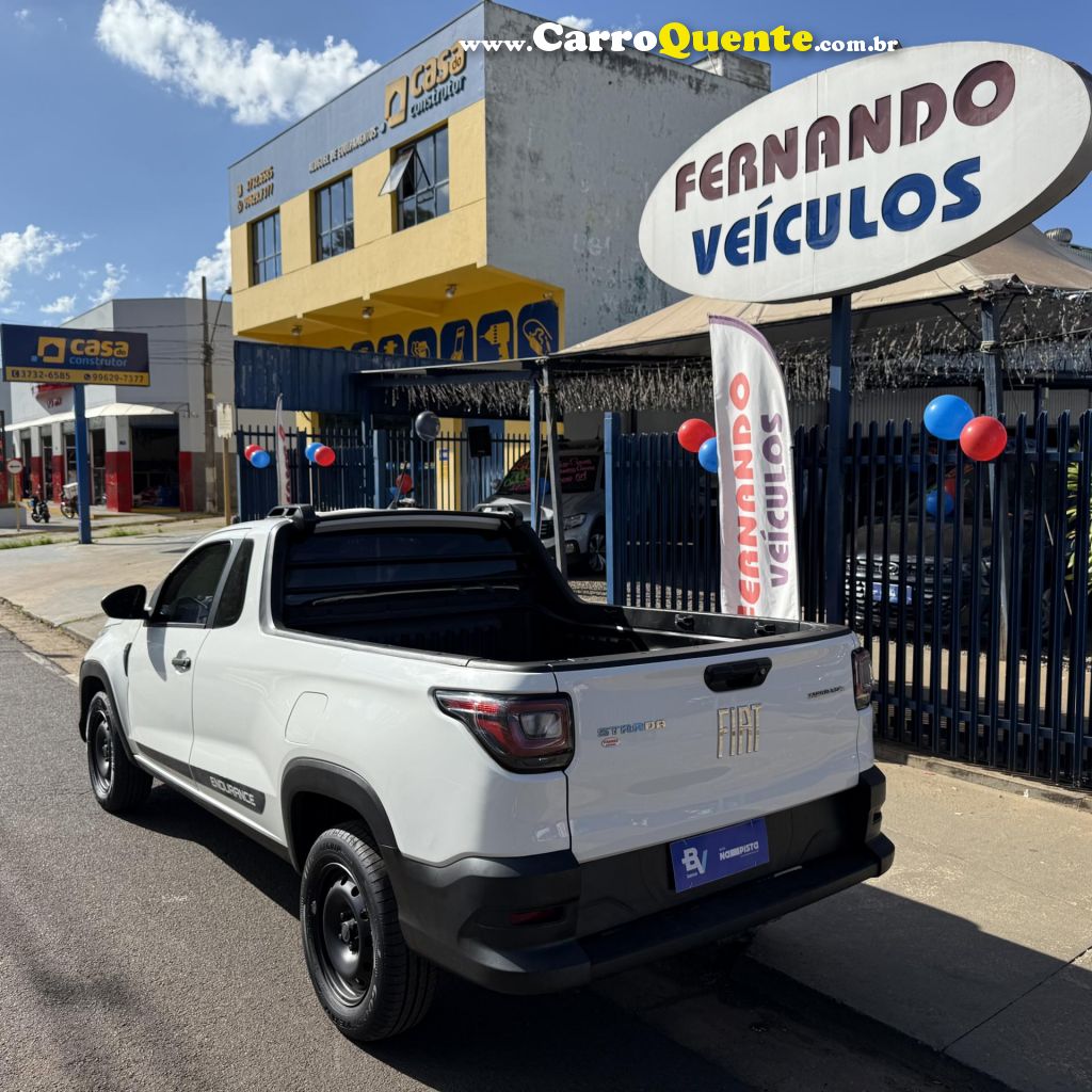 FIAT   STRADA ENDURANCE 1.4 FLEX 8V CS PLUS   BRANCO 2021 1.4 FLEX - Loja