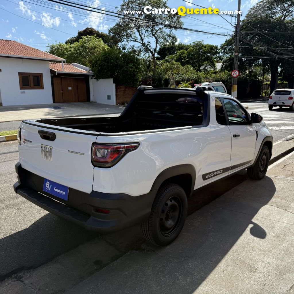 FIAT   STRADA ENDURANCE 1.4 FLEX 8V CS PLUS   BRANCO 2021 1.4 FLEX - Loja