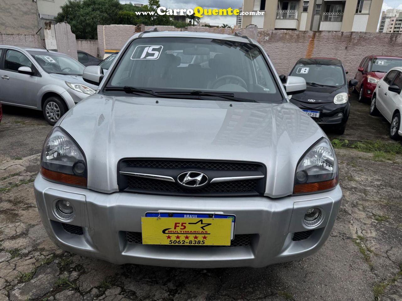HYUNDAI   TUCSON 2.0 16V FLEX AUT.   PRATA 2015 2.0 FLEX - Loja