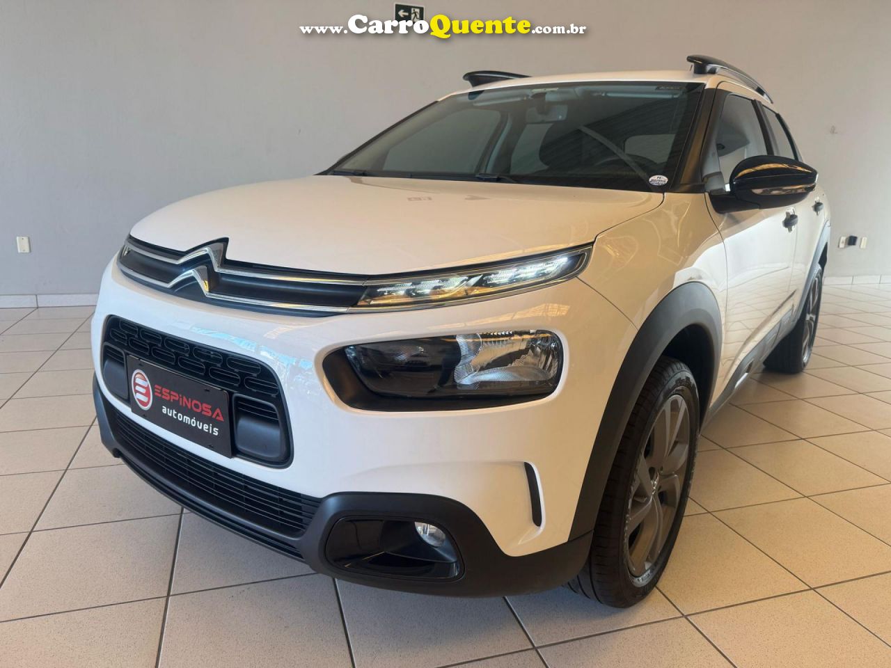 CITROËN   C4 CACTUS FEEL 1.6 16V FLEX AUT.   BRANCO 2020 1.6 FLEX - Loja