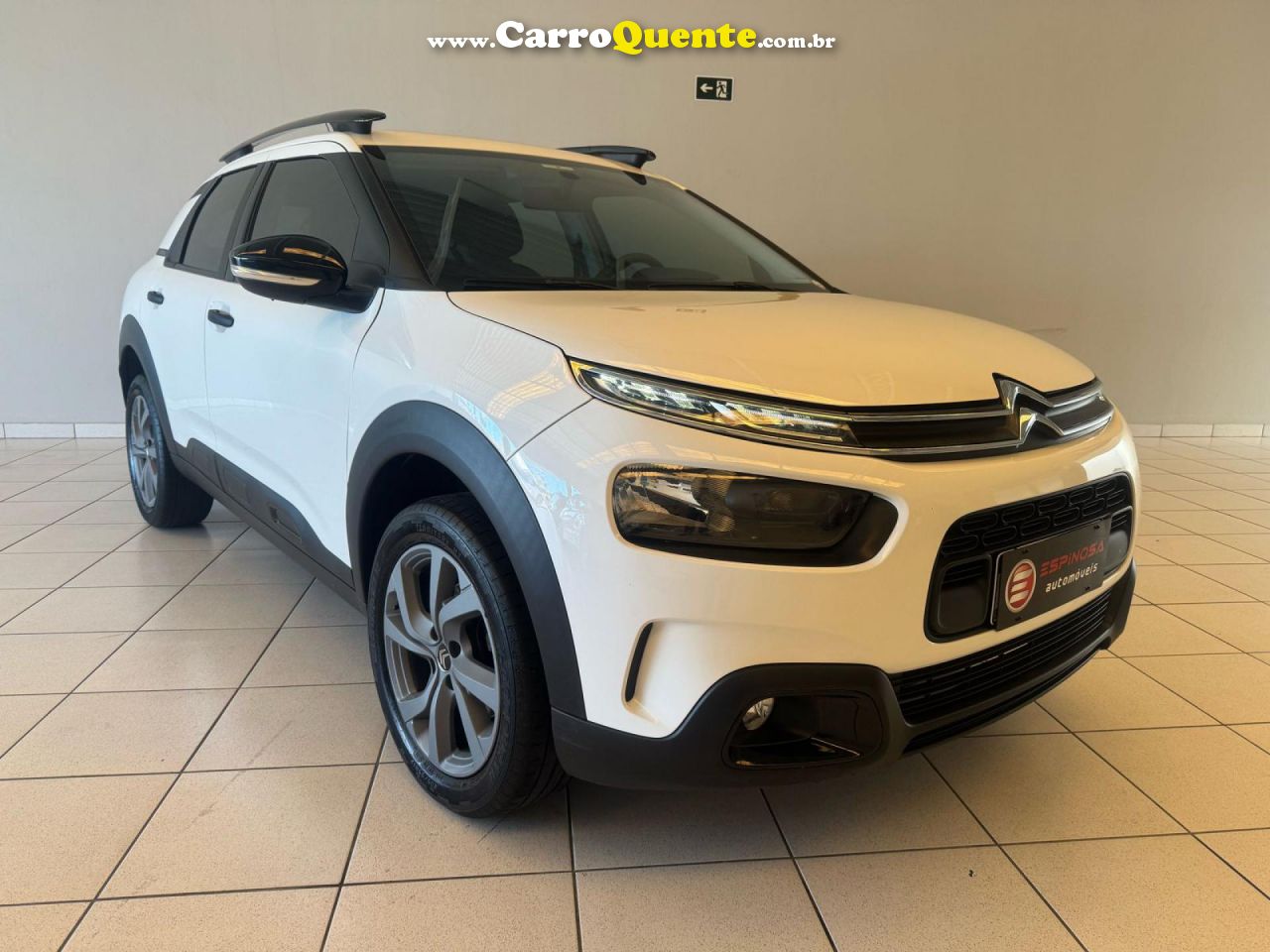 CITROËN   C4 CACTUS FEEL 1.6 16V FLEX AUT.   BRANCO 2020 1.6 FLEX - Loja