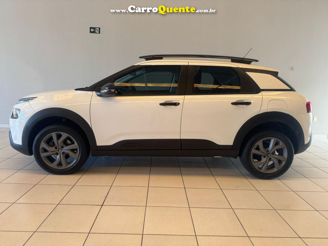 CITROËN   C4 CACTUS FEEL 1.6 16V FLEX AUT.   BRANCO 2020 1.6 FLEX - Loja