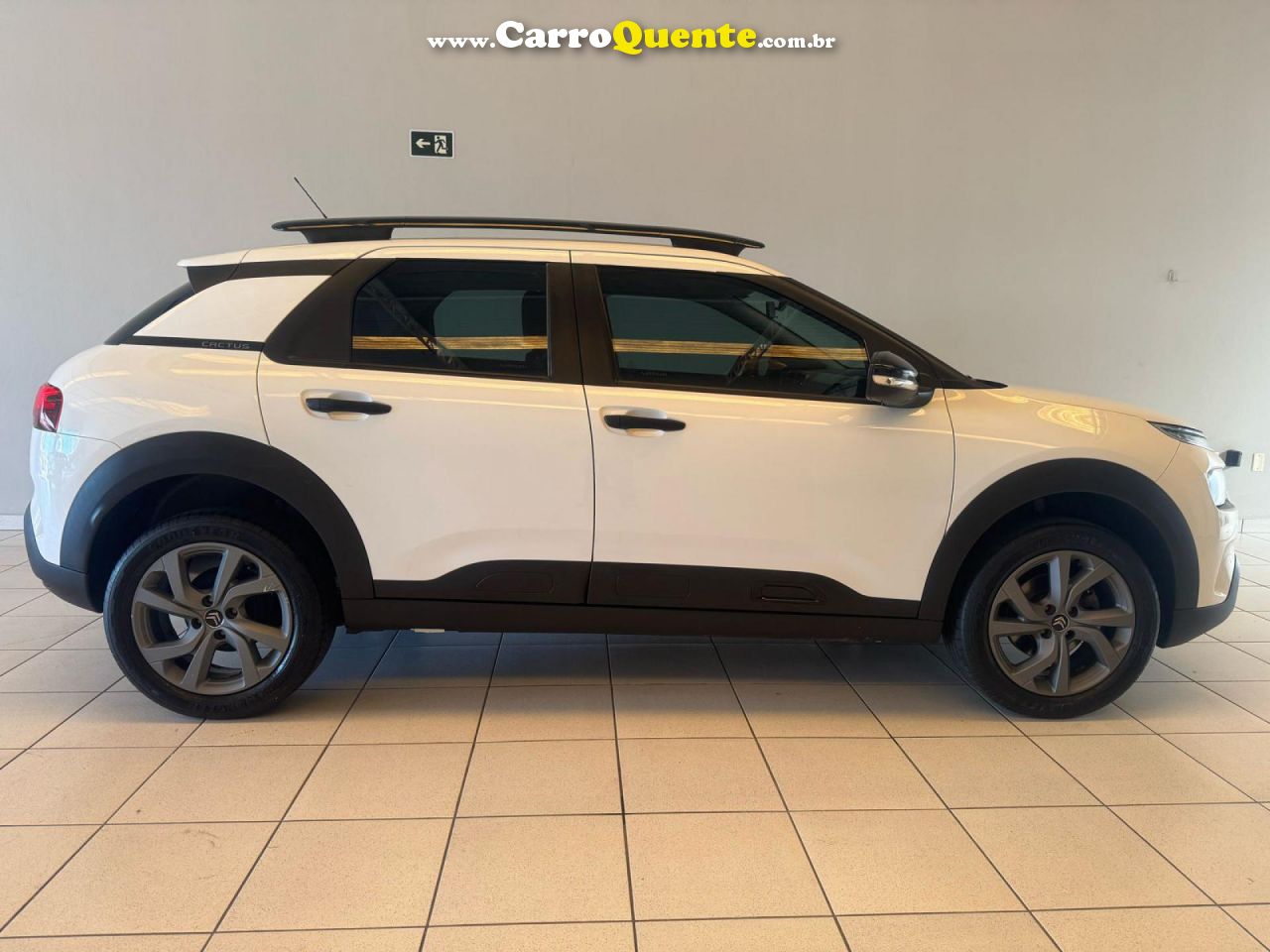 CITROËN   C4 CACTUS FEEL 1.6 16V FLEX AUT.   BRANCO 2020 1.6 FLEX - Loja