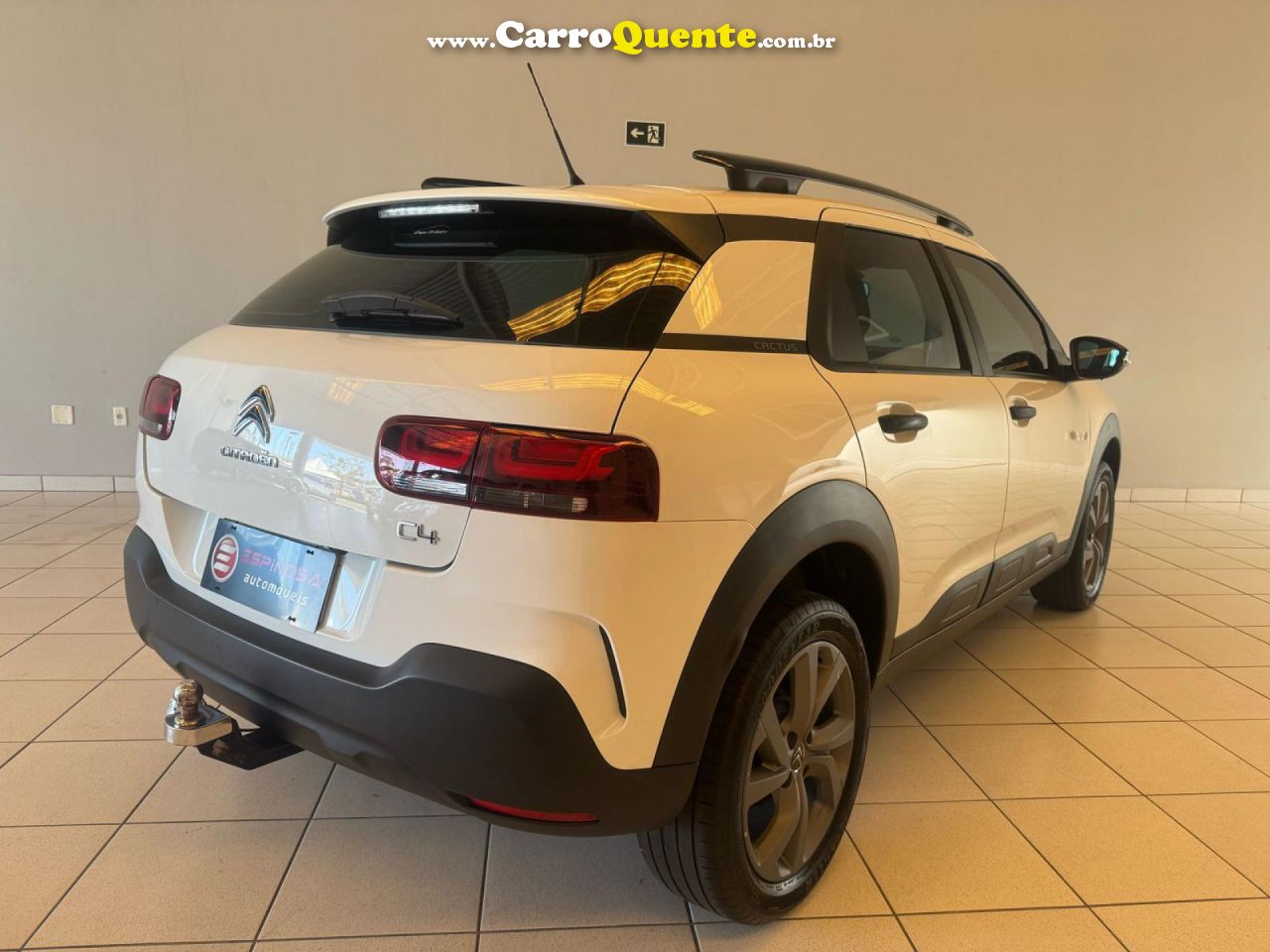 CITROËN   C4 CACTUS FEEL 1.6 16V FLEX AUT.   BRANCO 2020 1.6 FLEX - Loja