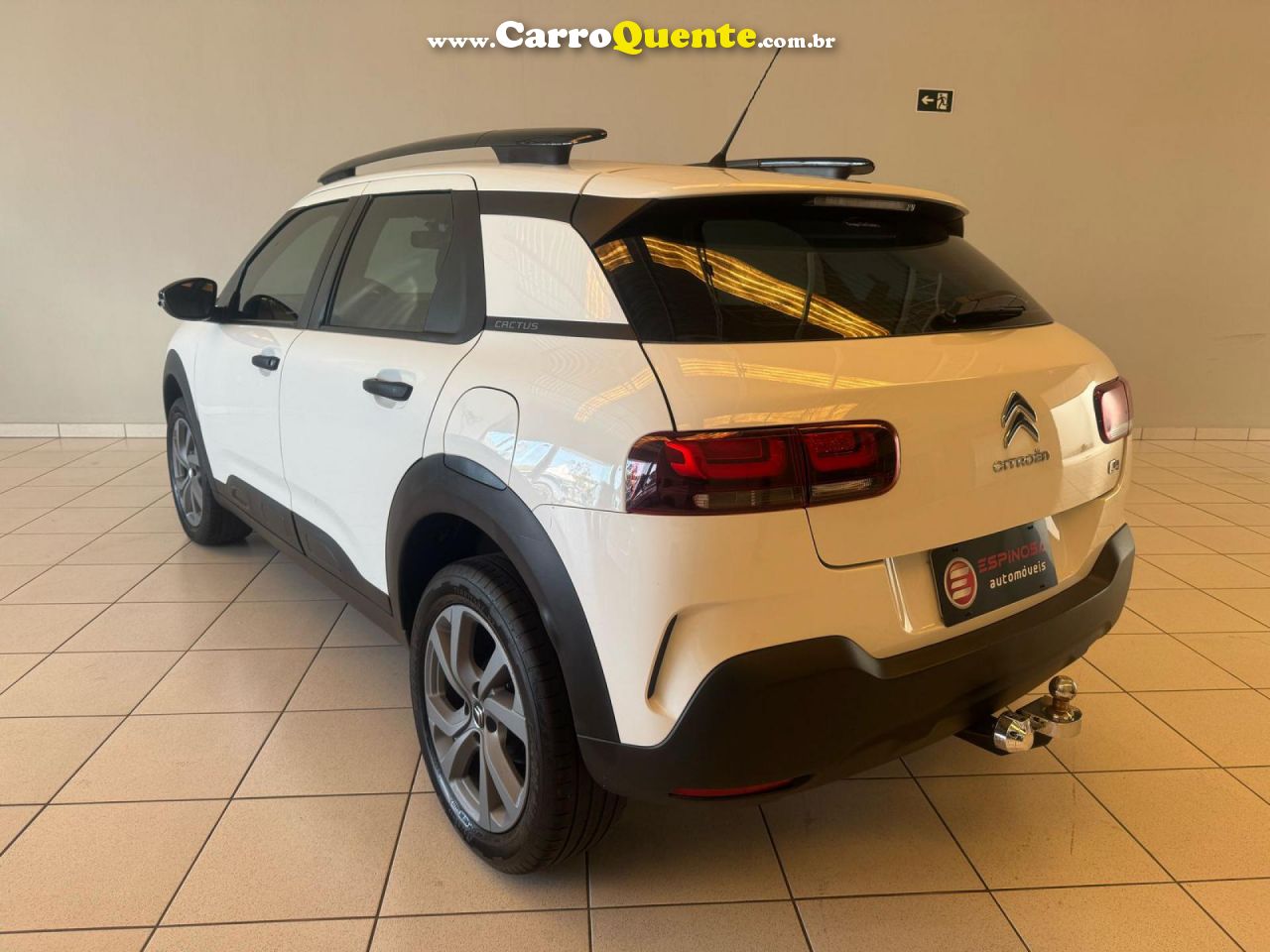CITROËN   C4 CACTUS FEEL 1.6 16V FLEX AUT.   BRANCO 2020 1.6 FLEX - Loja