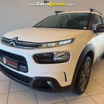 CITROËN   C4 CACTUS FEEL 1.6 16V FLEX AUT.   BRANCO 2020 1.6 FLEX