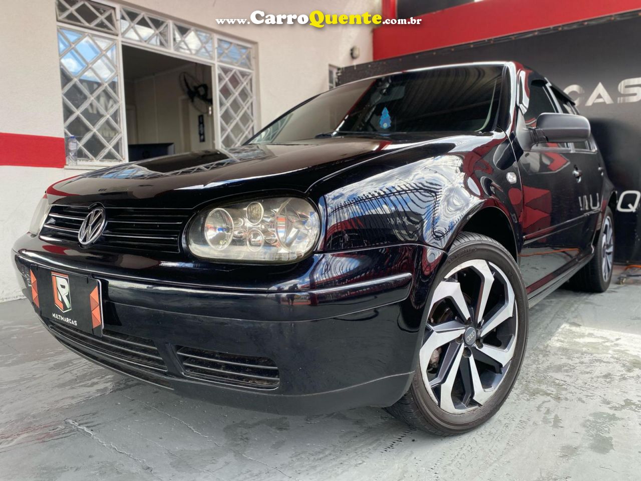VOLKSWAGEN   GOLF 1.6MI 1.6MI GENER.BLACK & SILVER   PRETO 2005 1.6 GASOLINA - Loja
