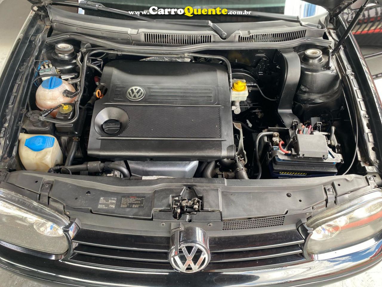 VOLKSWAGEN   GOLF 1.6MI 1.6MI GENER.BLACK & SILVER   PRETO 2005 1.6 GASOLINA - Loja