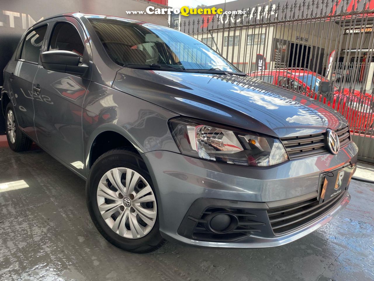 VOLKSWAGEN   GOL TRENDLINE 1.0 T.FLEX 12V 5P   CINZA 2018 1.0 FLEX - Loja