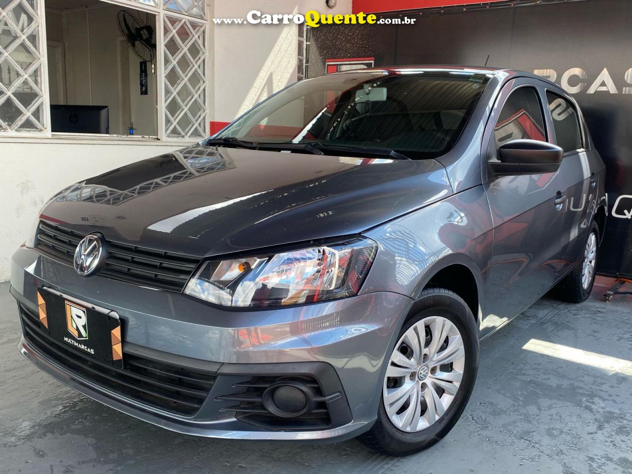 VOLKSWAGEN   GOL TRENDLINE 1.0 T.FLEX 12V 5P   CINZA 2018 1.0 FLEX - Loja