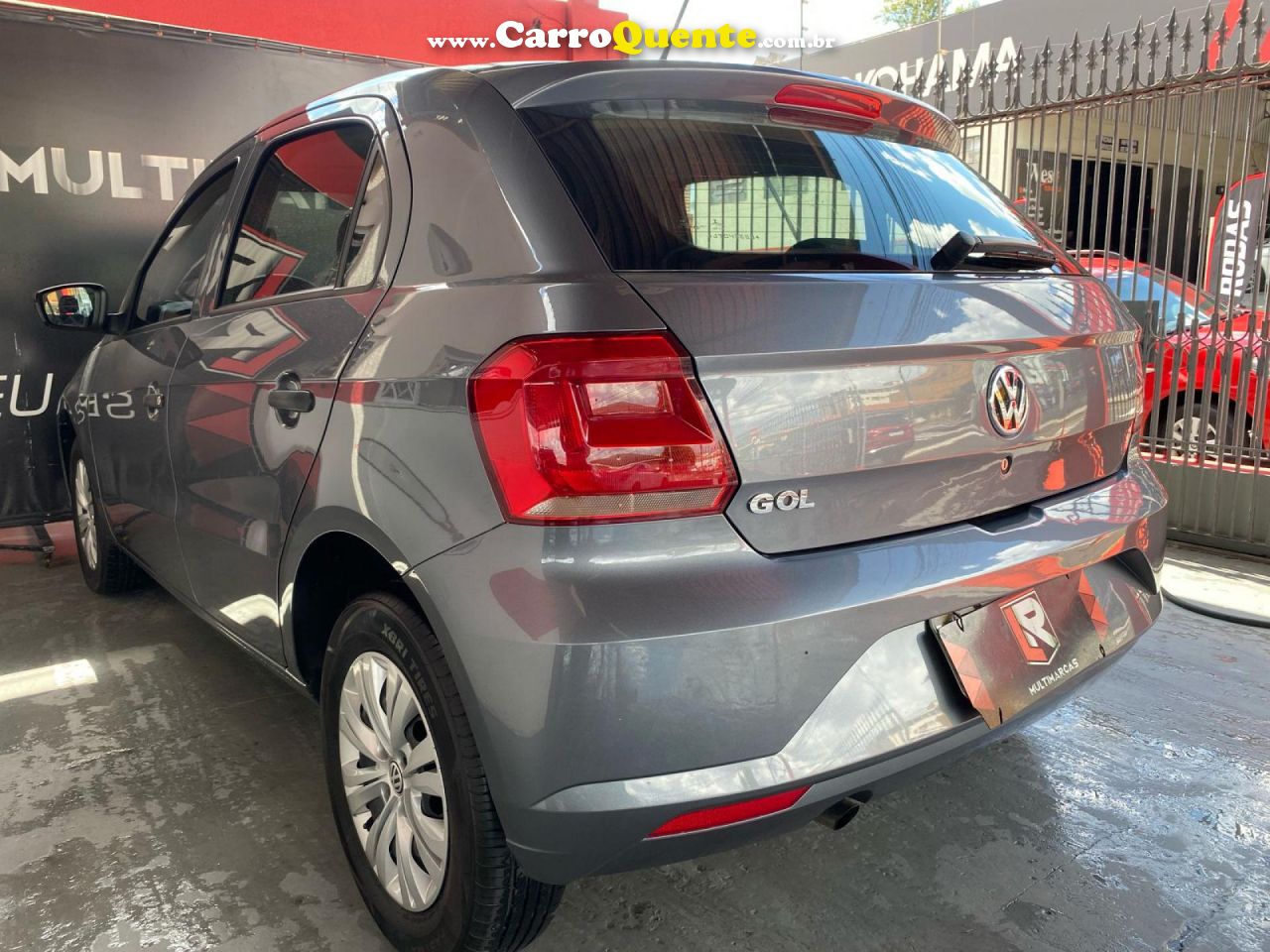 VOLKSWAGEN   GOL TRENDLINE 1.0 T.FLEX 12V 5P   CINZA 2018 1.0 FLEX - Loja