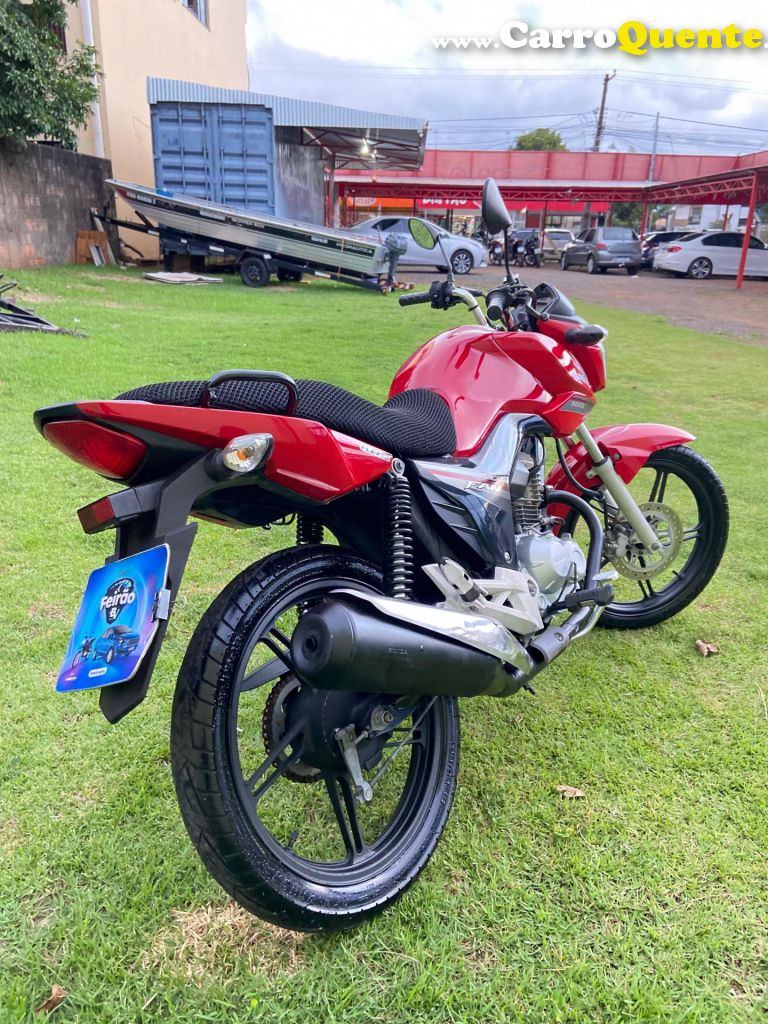 HONDA   CG 160 FAN FLEX   VERMELHO 2024 160cc FLEX - Loja