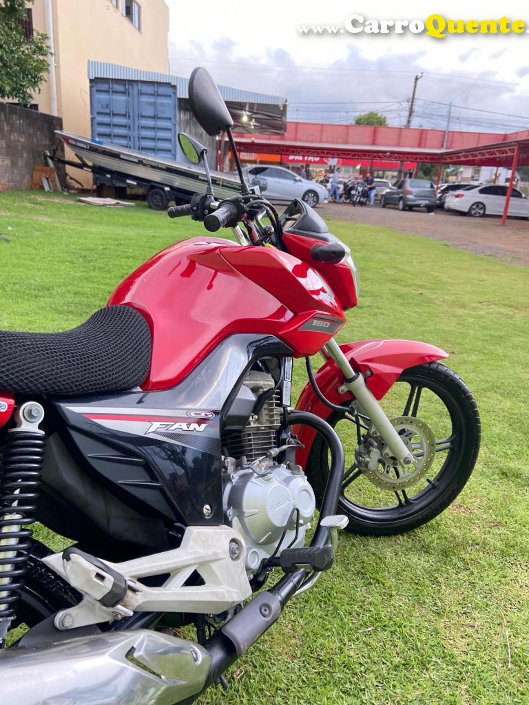 HONDA   CG 160 FAN FLEX   VERMELHO 2024 160cc FLEX - Loja