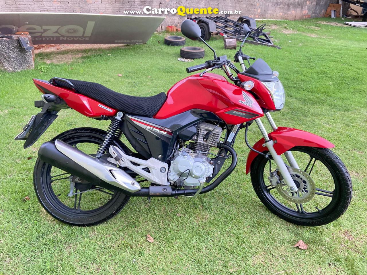 HONDA   CG 160 FAN FLEX   VERMELHO 2024 160cc FLEX - Loja