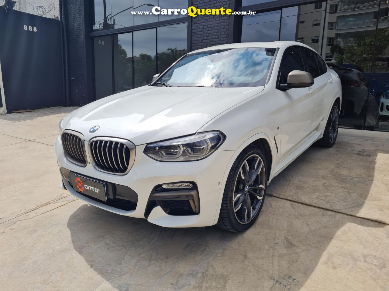 BMW   X4 M40I 3.0 TURBO 388CV AUT.   BRANCO 2019 3.0 GASOLINA - Loja