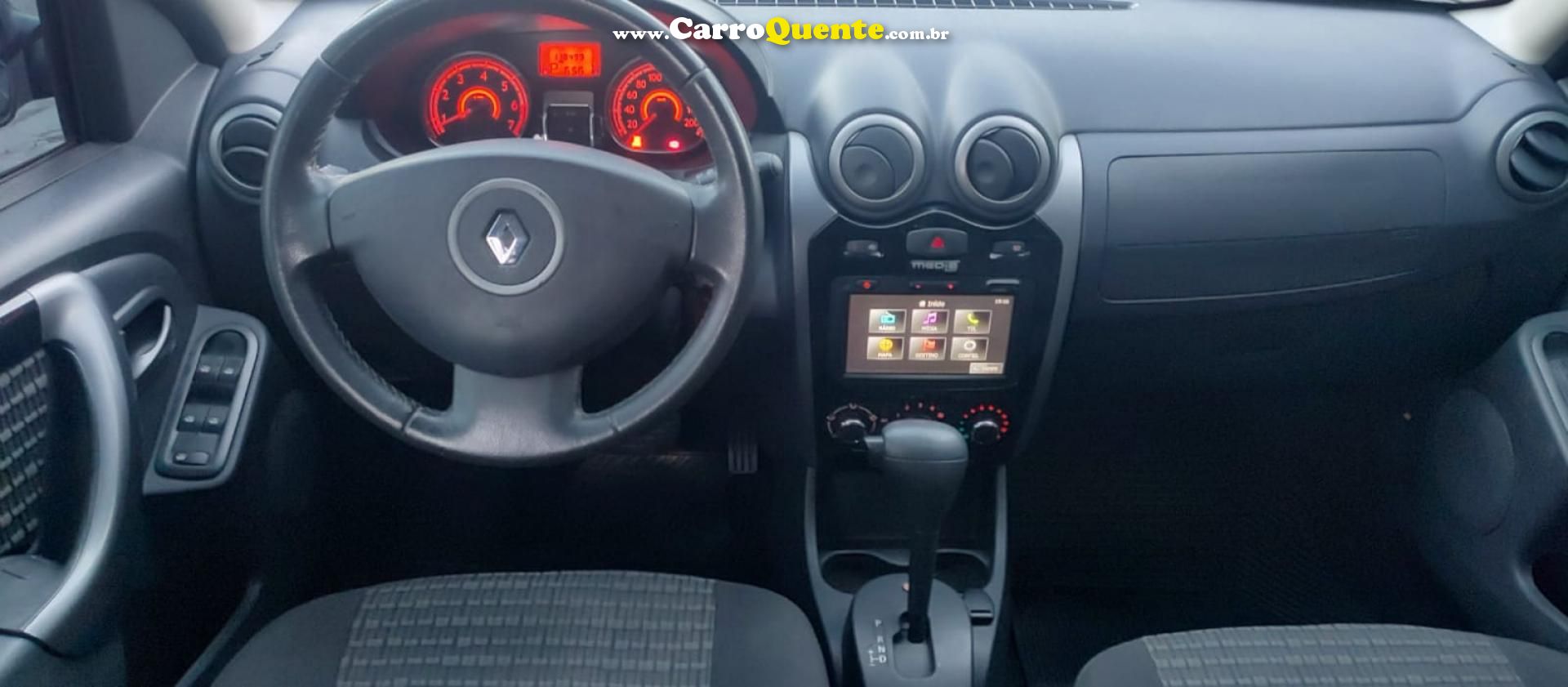 RENAULT   SANDERO PRIVILÈGE HI-FLEX 1.6 16V 5P AUT   PRETO 2013 1.6 FLEX - Loja