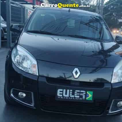 RENAULT   SANDERO PRIVILÈGE HI-FLEX 1.6 16V 5P AUT   PRETO 2013 1.6 FLEX