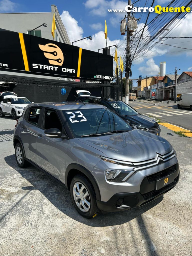 CITROËN   C3 LIVE PACK 1.0 FLEX 6V 5P MEC.   PRATA 2023 1.0 FLEX - Loja