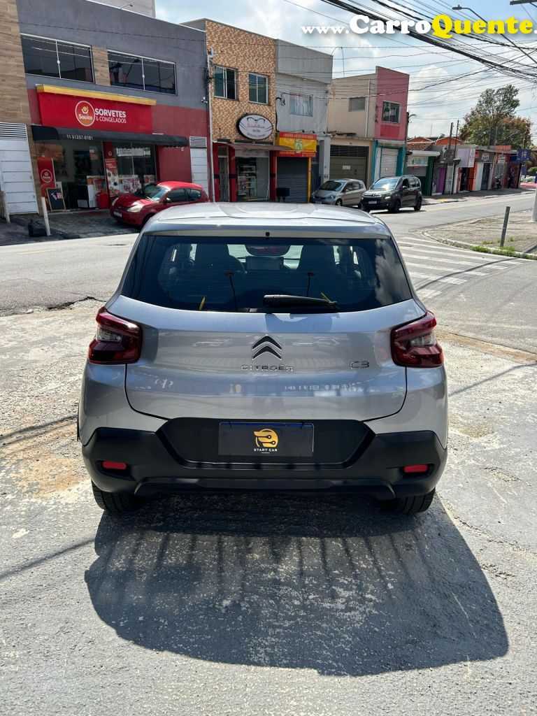 CITROËN   C3 LIVE PACK 1.0 FLEX 6V 5P MEC.   PRATA 2023 1.0 FLEX - Loja