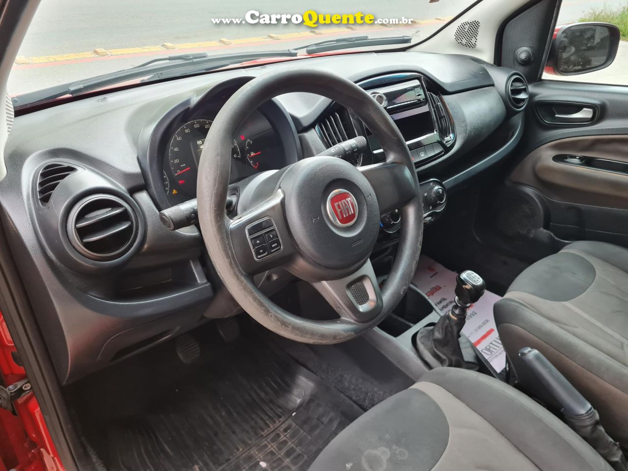 FIAT   UNO WAY CELEB. 1.0 EVO FIRE FLEX 8V 5P   VERMELHO 2016 1.0 FLEX - Loja