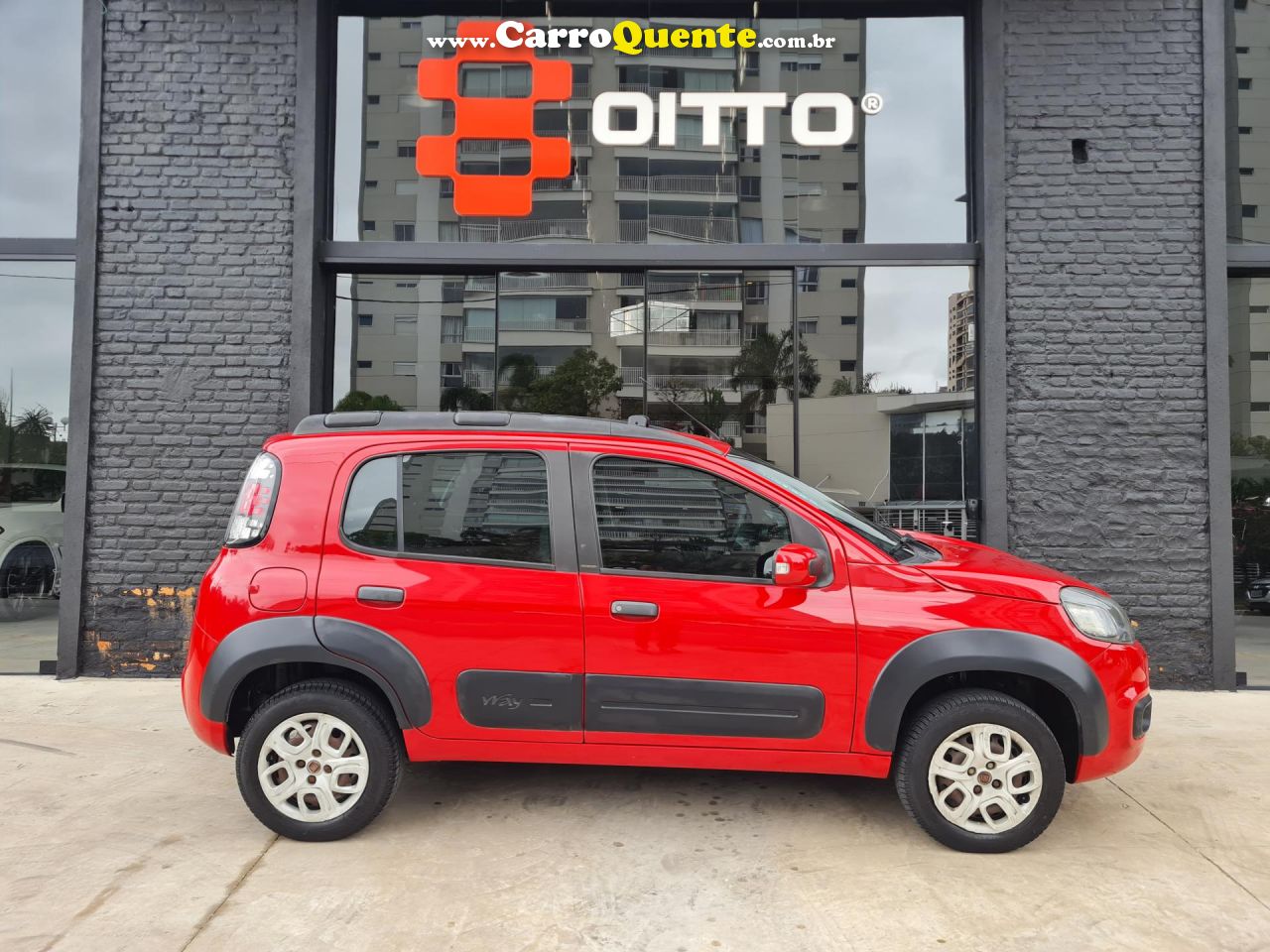FIAT   UNO WAY CELEB. 1.0 EVO FIRE FLEX 8V 5P   VERMELHO 2016 1.0 FLEX - Loja