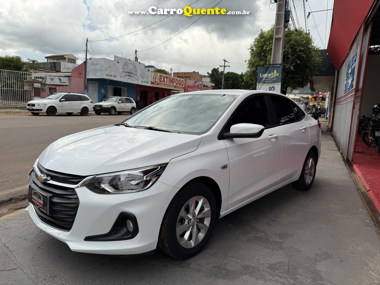 CHEVROLET   ONIX SEDAN PLUS LT 1.0 12V TB FLEX AUT.   BRANCO 2020 1.0 FLEX - Loja