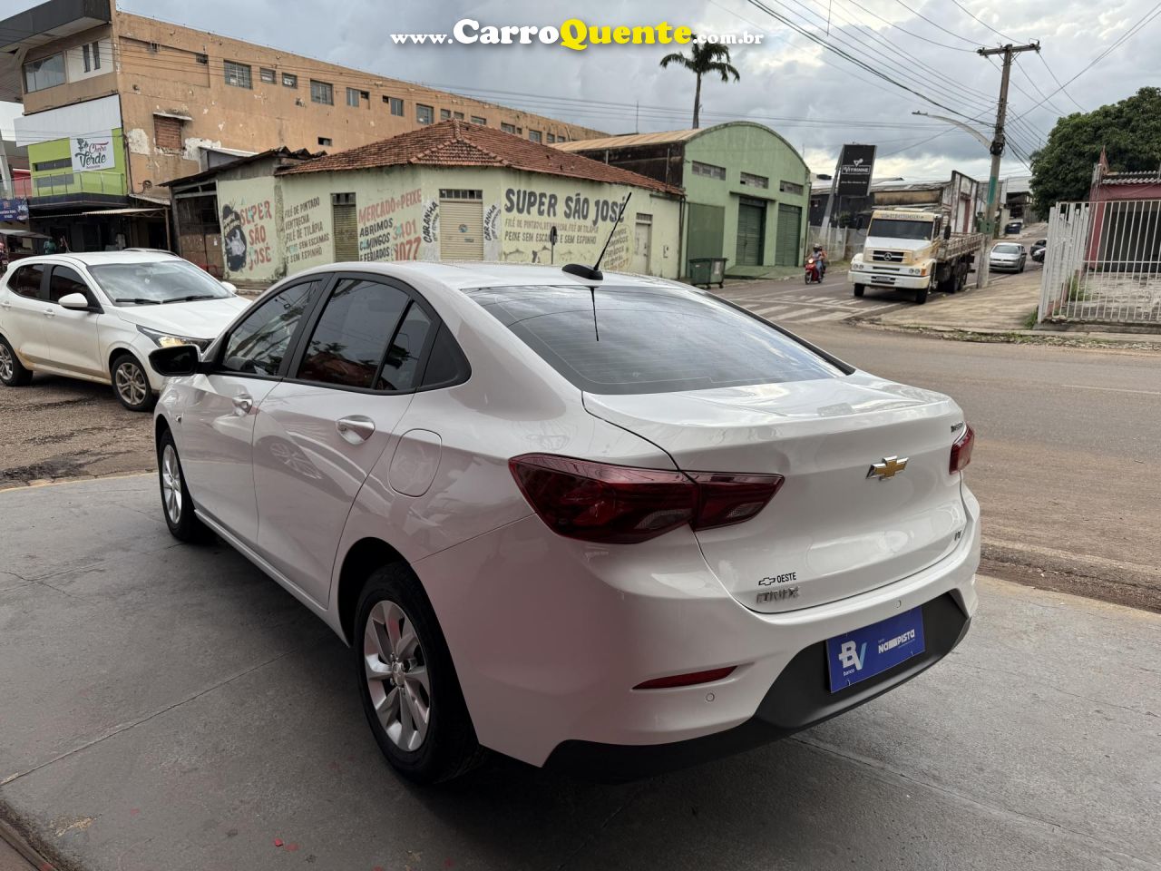 CHEVROLET   ONIX SEDAN PLUS LT 1.0 12V TB FLEX AUT.   BRANCO 2020 1.0 FLEX - Loja