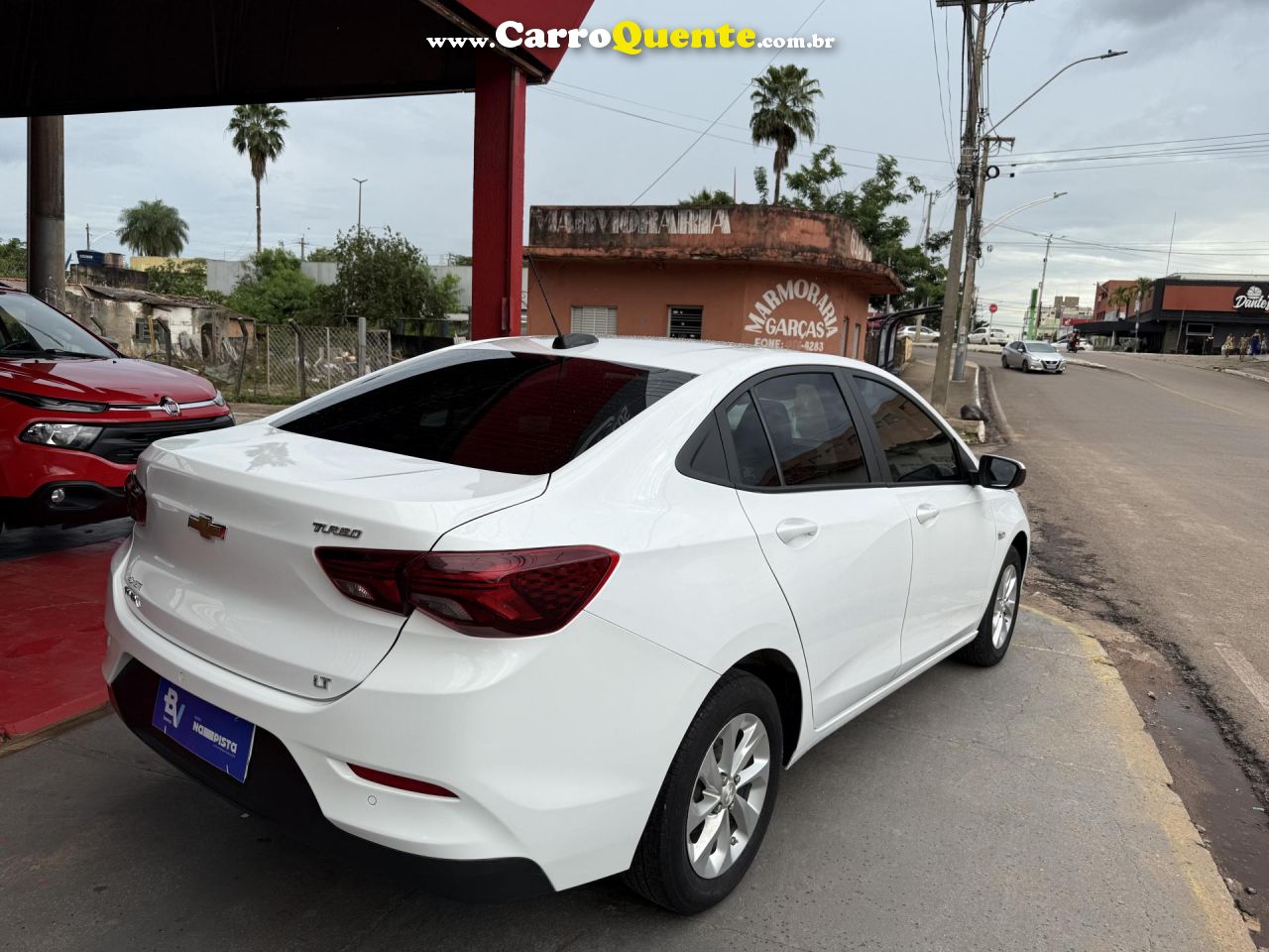 CHEVROLET   ONIX SEDAN PLUS LT 1.0 12V TB FLEX AUT.   BRANCO 2020 1.0 FLEX - Loja