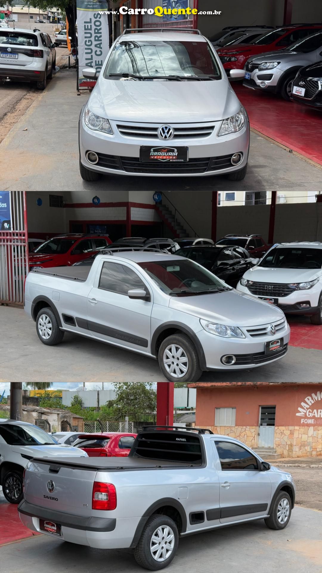VOLKSWAGEN   SAVEIRO 1.6 MI 1.6 MI TOTAL FLEX 8V   PRATA 2011 1.6 FLEX - Loja