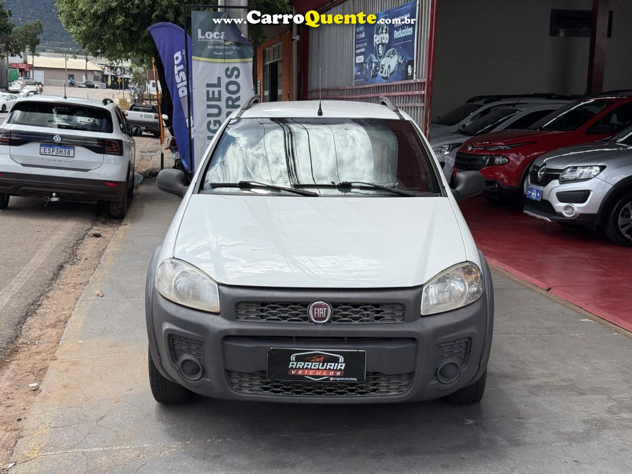 FIAT   STRADA WORKING HARD 1.4 FIRE FLEX 8V CE   BRANCO 2018 1.4 FLEX - Loja