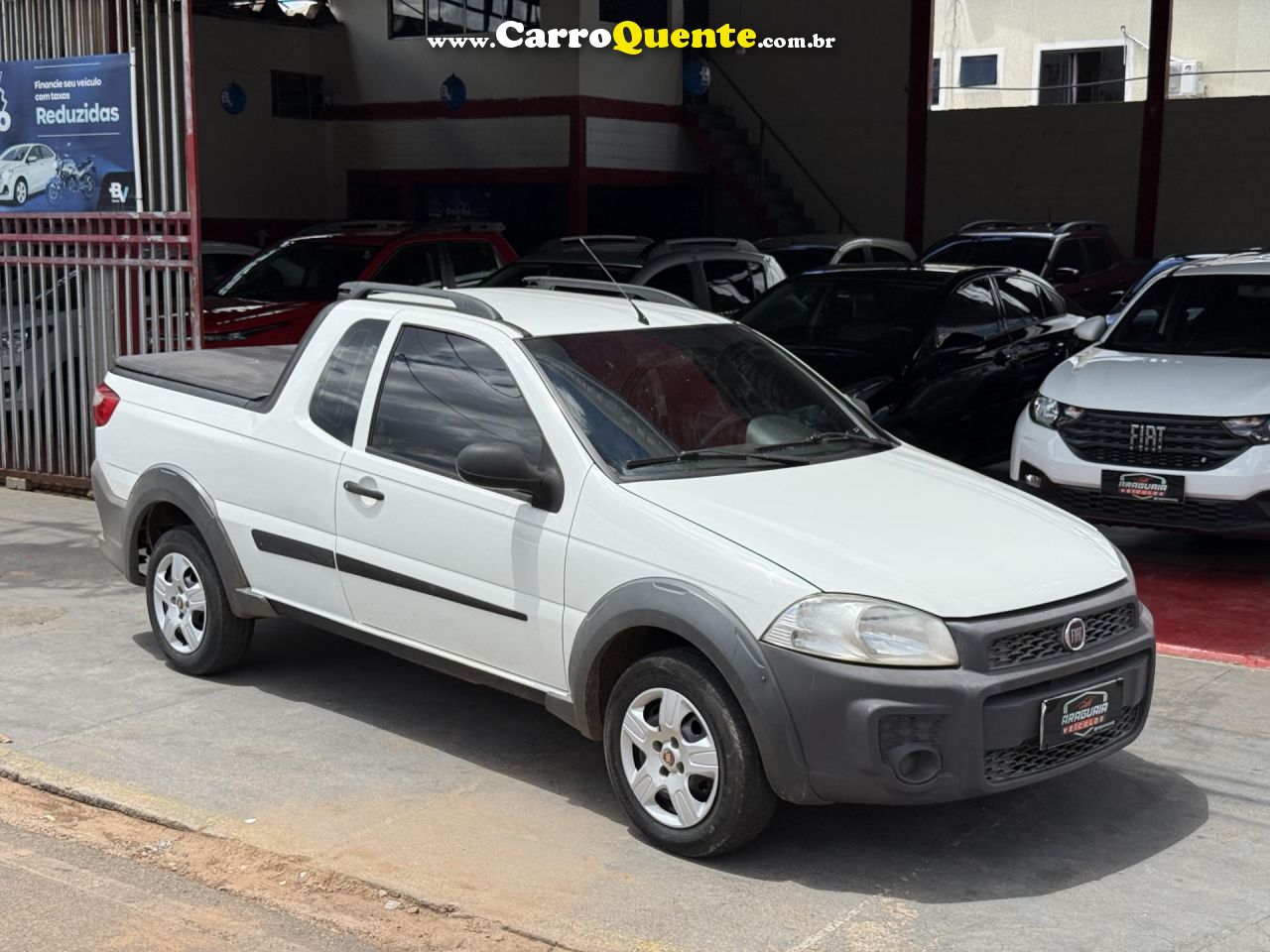 FIAT   STRADA WORKING HARD 1.4 FIRE FLEX 8V CE   BRANCO 2018 1.4 FLEX - Loja